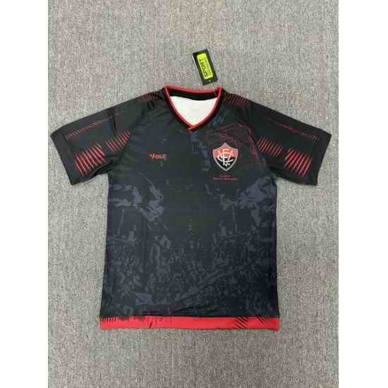 Men 2024 2025 Soccer Jersey Victoria Black Home